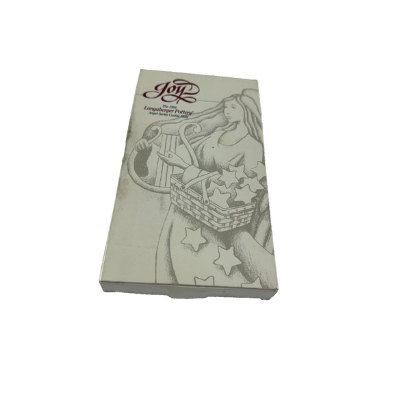 1996 Longaberger Pottery Joy Angel Series Cookie Mold New - Picture 1 of 3